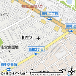 篠崎表具店周辺の地図