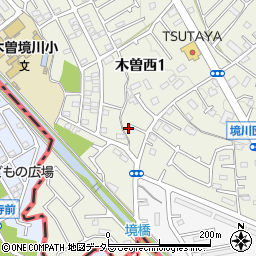 東京都町田市木曽西1丁目14-12周辺の地図