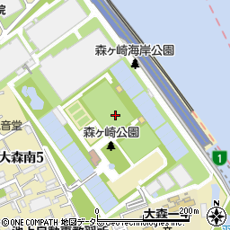 東京都大田区大森南5丁目2周辺の地図