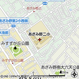横浜市立あざみ野第二小学校周辺の地図