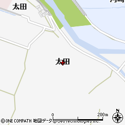 鳥取県岩美郡岩美町太田周辺の地図