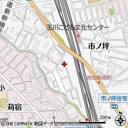 神奈川県川崎市中原区市ノ坪548-123周辺の地図