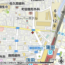味の蔵 蒲田店周辺の地図