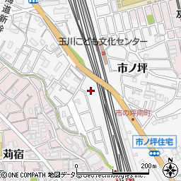 神奈川県川崎市中原区市ノ坪548-76周辺の地図