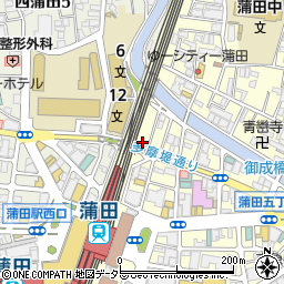 串カツ田中 蒲田店周辺の地図