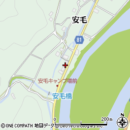 岐阜県美濃市安毛183周辺の地図