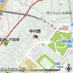 横浜市中川西保育園周辺の地図