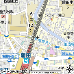 らーめん大 蒲田店周辺の地図
