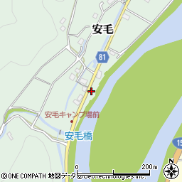 岐阜県美濃市安毛181周辺の地図