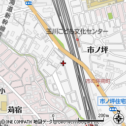 神奈川県川崎市中原区市ノ坪548-47周辺の地図