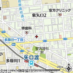 サンドラッグＣＶＳ矢口渡店周辺の地図