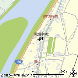 岐阜県美濃市曽代494周辺の地図