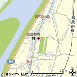 岐阜県美濃市曽代718周辺の地図
