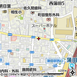 BATTERY バッテリー 蒲田周辺の地図