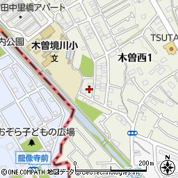 東京都町田市木曽西1丁目10-10周辺の地図