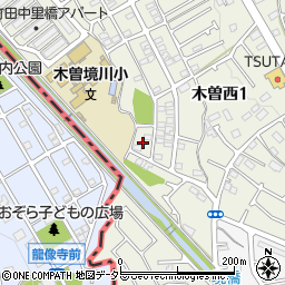 東京都町田市木曽西1丁目10周辺の地図