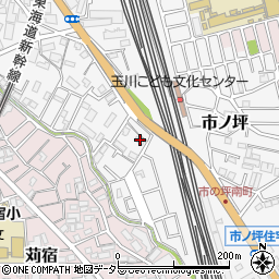 神奈川県川崎市中原区市ノ坪564-2周辺の地図
