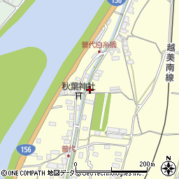 岐阜県美濃市曽代720周辺の地図