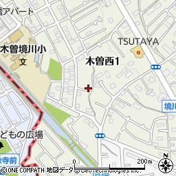 東京都町田市木曽西1丁目13-2周辺の地図