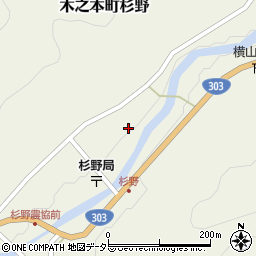 滋賀県長浜市木之本町杉野2620周辺の地図