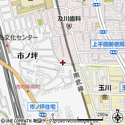 神奈川県川崎市中原区中丸子569周辺の地図