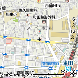 三井住友銀行蒲田駅西口 ＡＴＭ周辺の地図