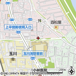 神奈川県川崎市中原区中丸子619周辺の地図
