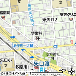 堺歯科医院周辺の地図