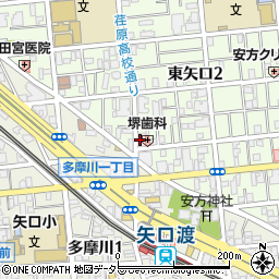 ローソン東矢口二丁目店周辺の地図