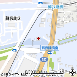 生実川排水機場周辺の地図