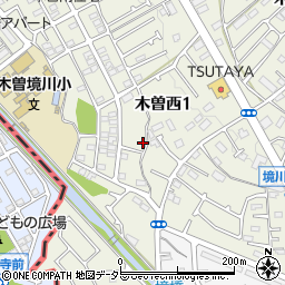 東京都町田市木曽西1丁目13-29周辺の地図