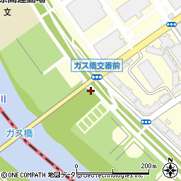 多摩川ガス橋緑地トイレ２周辺の地図