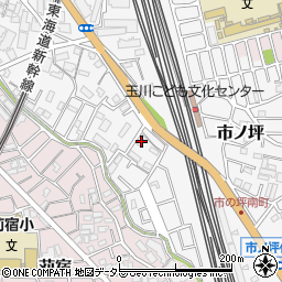 神奈川県川崎市中原区市ノ坪546周辺の地図