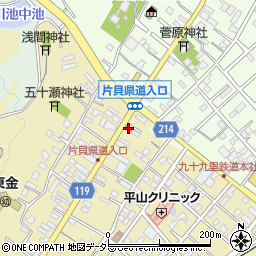 東金新宿郵便局周辺の地図