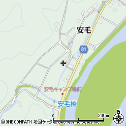 岐阜県美濃市安毛228周辺の地図