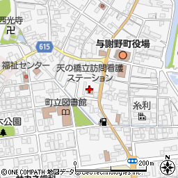 京都府　北部看護職支援センター周辺の地図