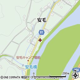 岐阜県美濃市安毛240周辺の地図