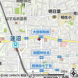 セブンイレブン西蒲田すずらん通り店周辺の地図