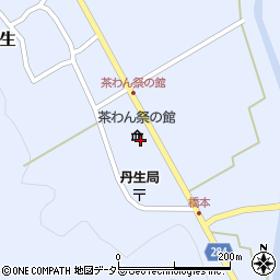 長浜市立余呉茶わん祭の館周辺の地図