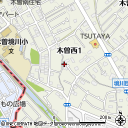 東京都町田市木曽西1丁目14-34周辺の地図