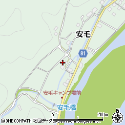 岐阜県美濃市安毛217周辺の地図
