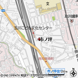 神奈川県川崎市中原区市ノ坪464-67周辺の地図