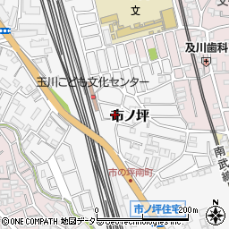 神奈川県川崎市中原区市ノ坪464-7周辺の地図