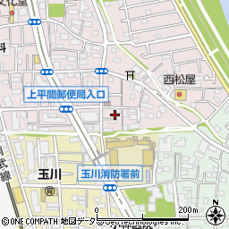 神奈川県川崎市中原区中丸子616周辺の地図