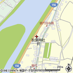 岐阜県美濃市曽代544周辺の地図