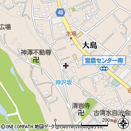 神奈川県相模原市緑区大島2383-2周辺の地図