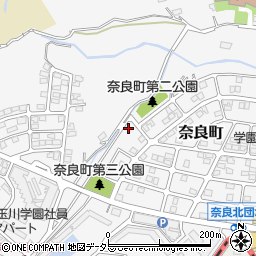 神奈川県横浜市青葉区奈良町2964-36周辺の地図