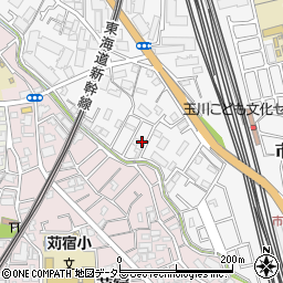 神奈川県川崎市中原区市ノ坪511-34周辺の地図
