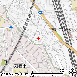 神奈川県川崎市中原区市ノ坪511-55周辺の地図