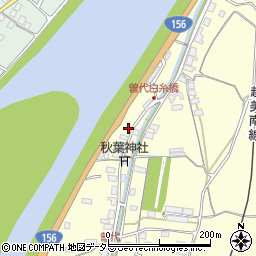 岐阜県美濃市曽代545周辺の地図